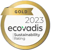 Gold rating from EcoVadis, a globally renowned ESG rating platform