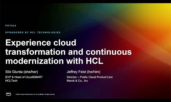 Experience cloud transformation and continuous modernization with HCLTech